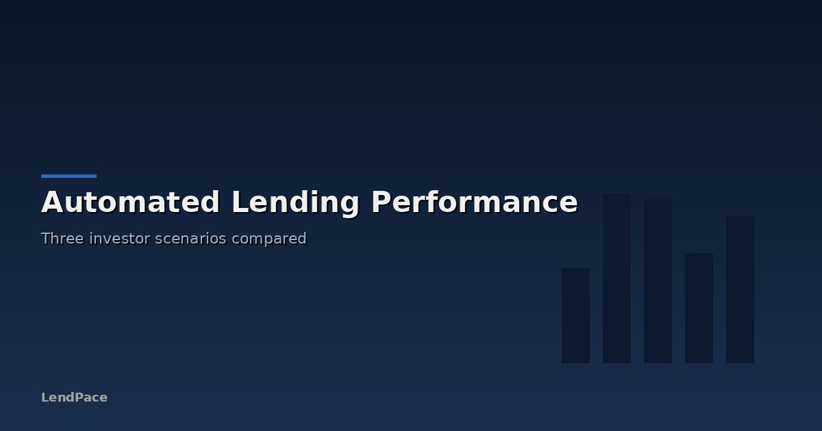 自動化 vs 手動レンディング：3つの投資家シナリオで収益差を検証